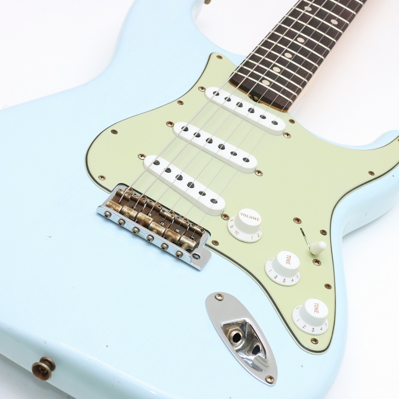 Fender Custom Shop Yamano Limited 1960 Stratocaster Journeyman Relic Matching Headstock / Faded Sonic Blue
