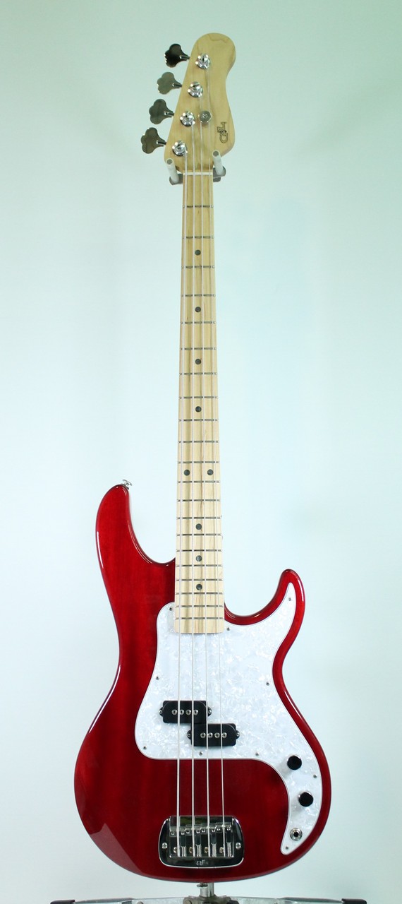 G&L 40th Anniversary SB-1 / Maple / Clear Ruby Red