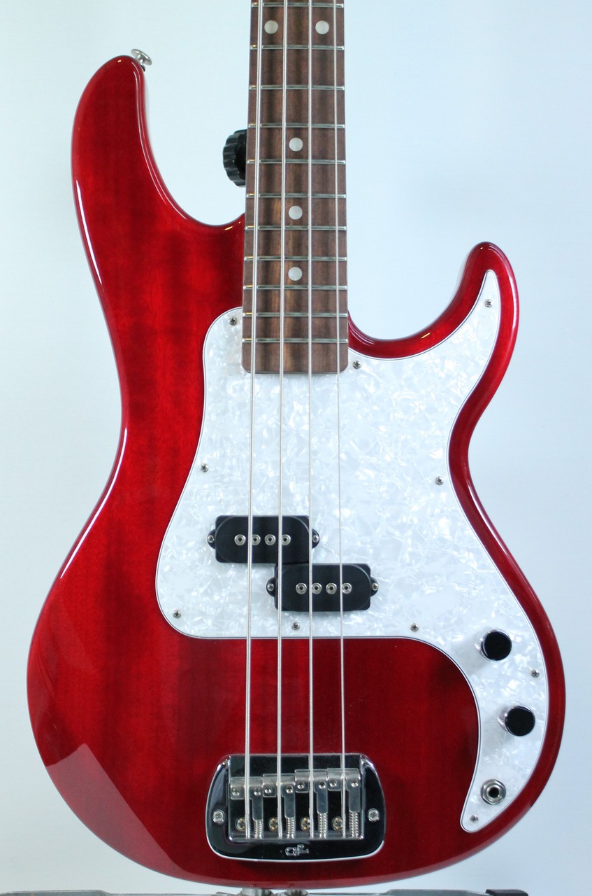 G&L 40th Anniversary SB-1 / Rosewood / Clear Ruby Red