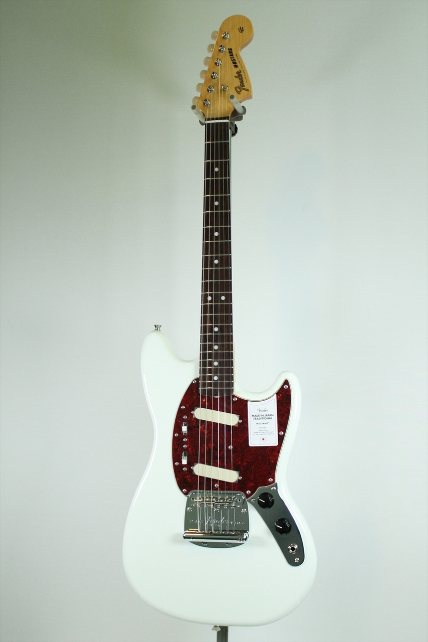 Fender Made in Japan Traditional 60s Mustang, Rosewood Fingerboard / Olympic White