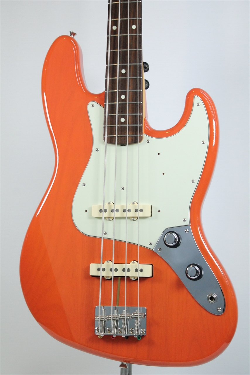 Fender Tomomi Jazz Bass Rosewood Fingerboard / Clear Fiesta