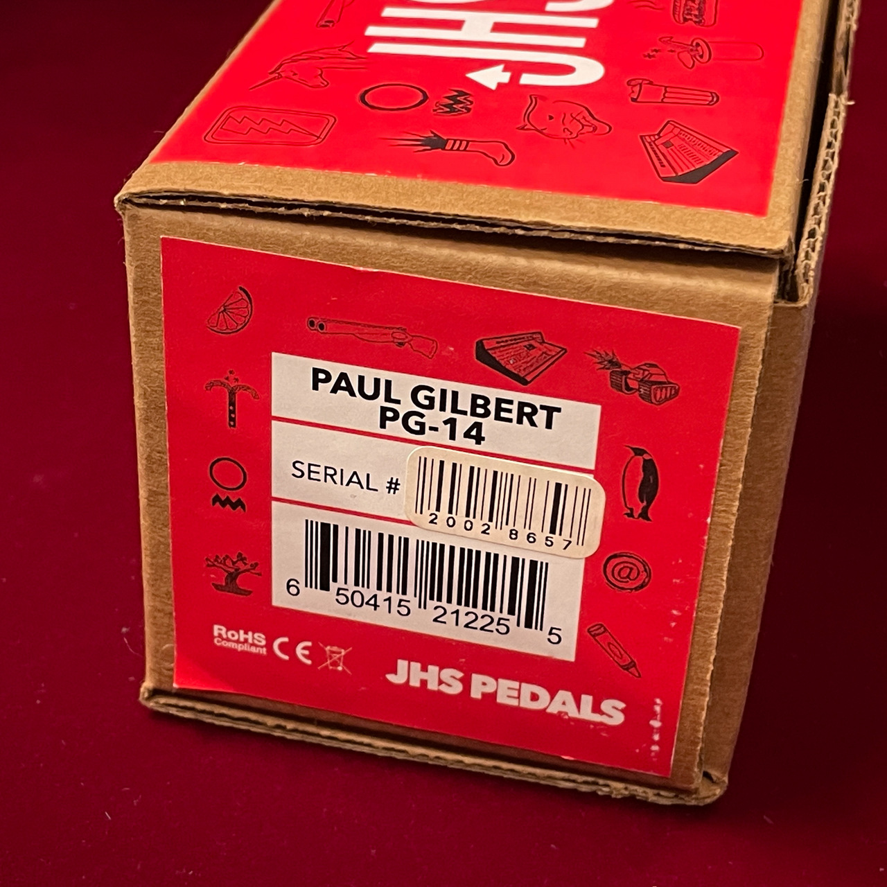 JHS Pedals PG-14 【展示入替特価】【限定1台】【Paul Gilbertシグネイチャーペダル】