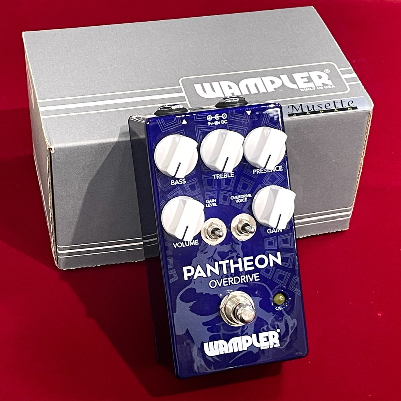 Wampler Pedals Pantheon Overdrive 【限定特価・1台のみ】【歪みを網羅する高品位ブルースブレイカー系】