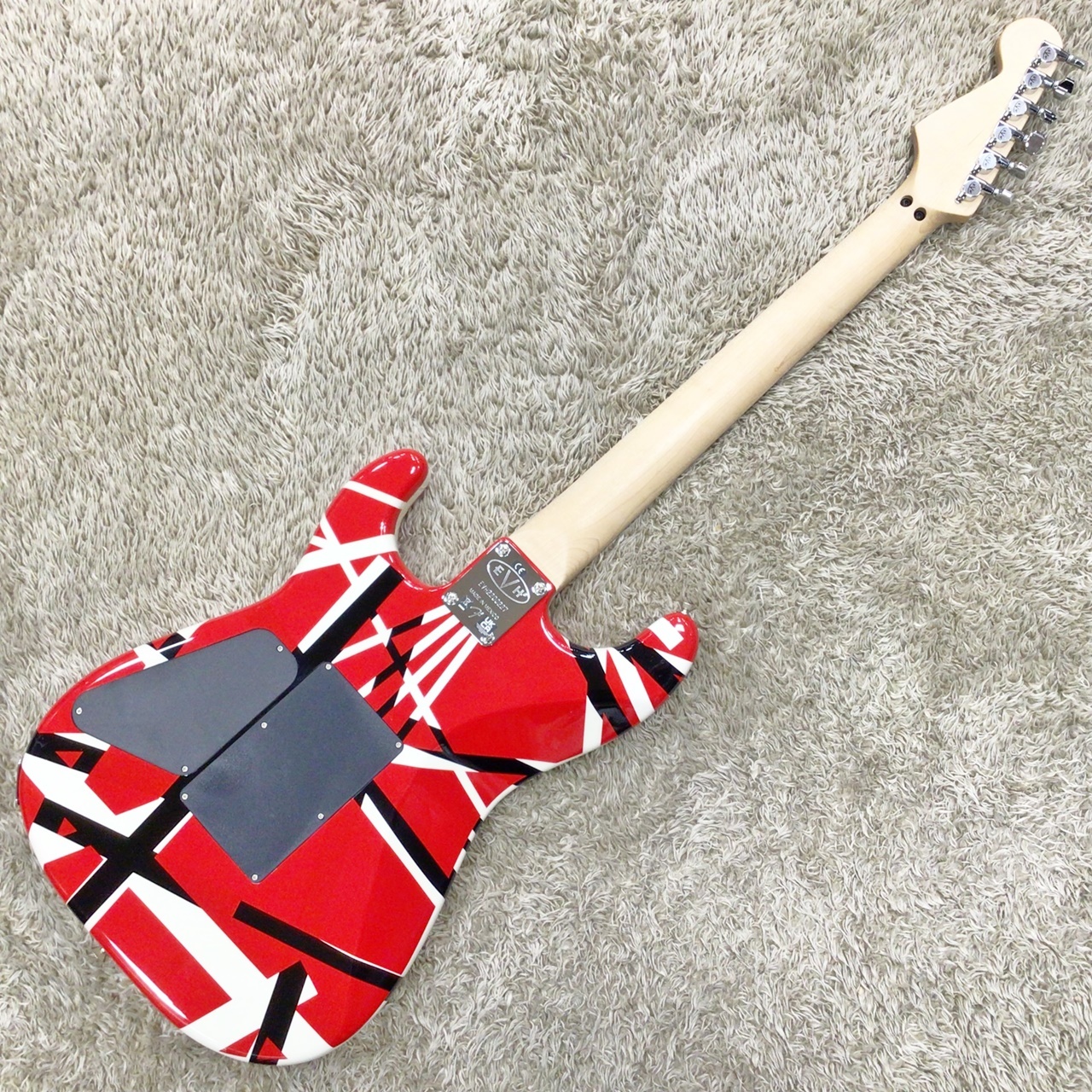 EVH Striped Series Red with Black Stripes 【特価】