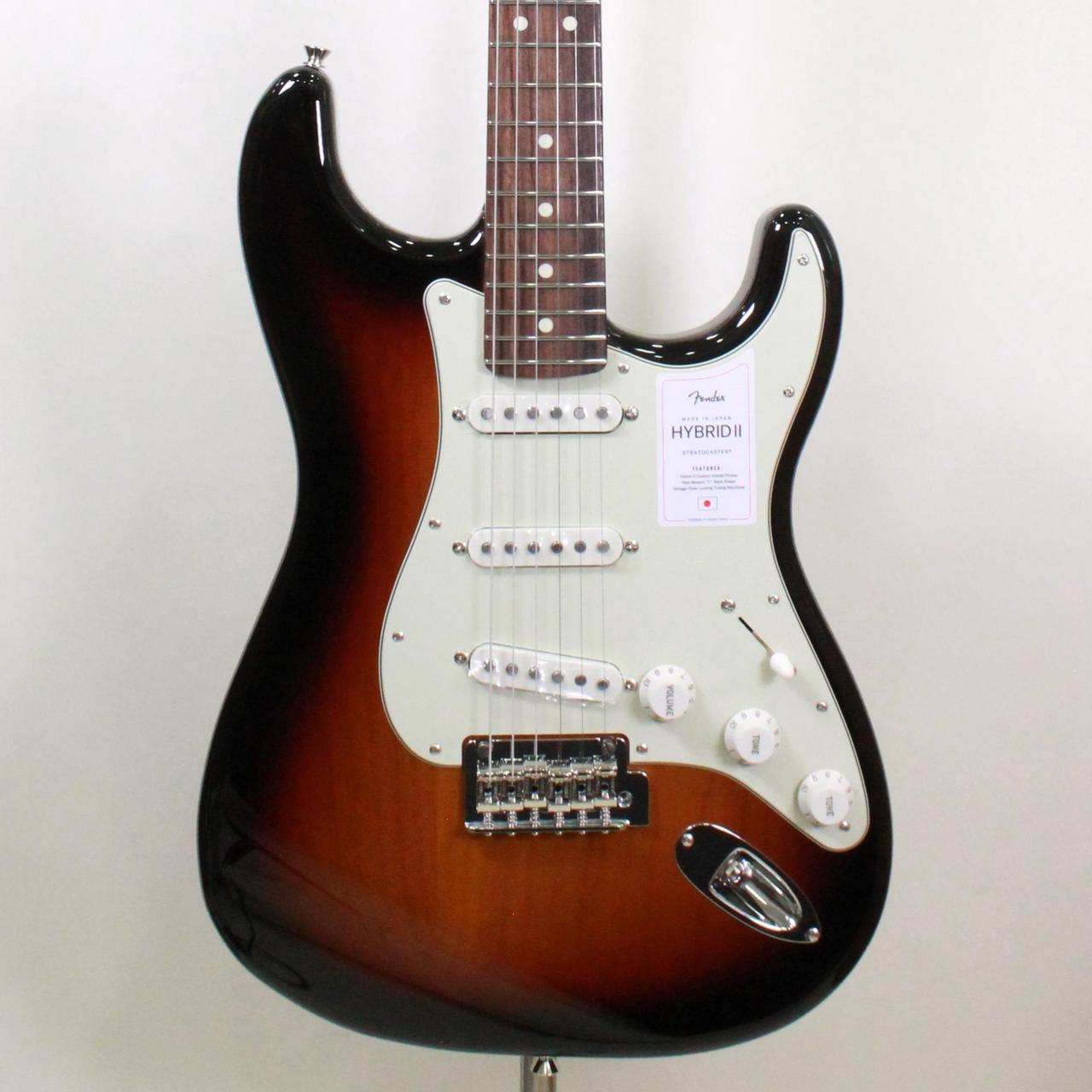 Fender Made in Japan Hybrid II Stratocaster Rosewood Fingerboard / 3-Color Sunburst