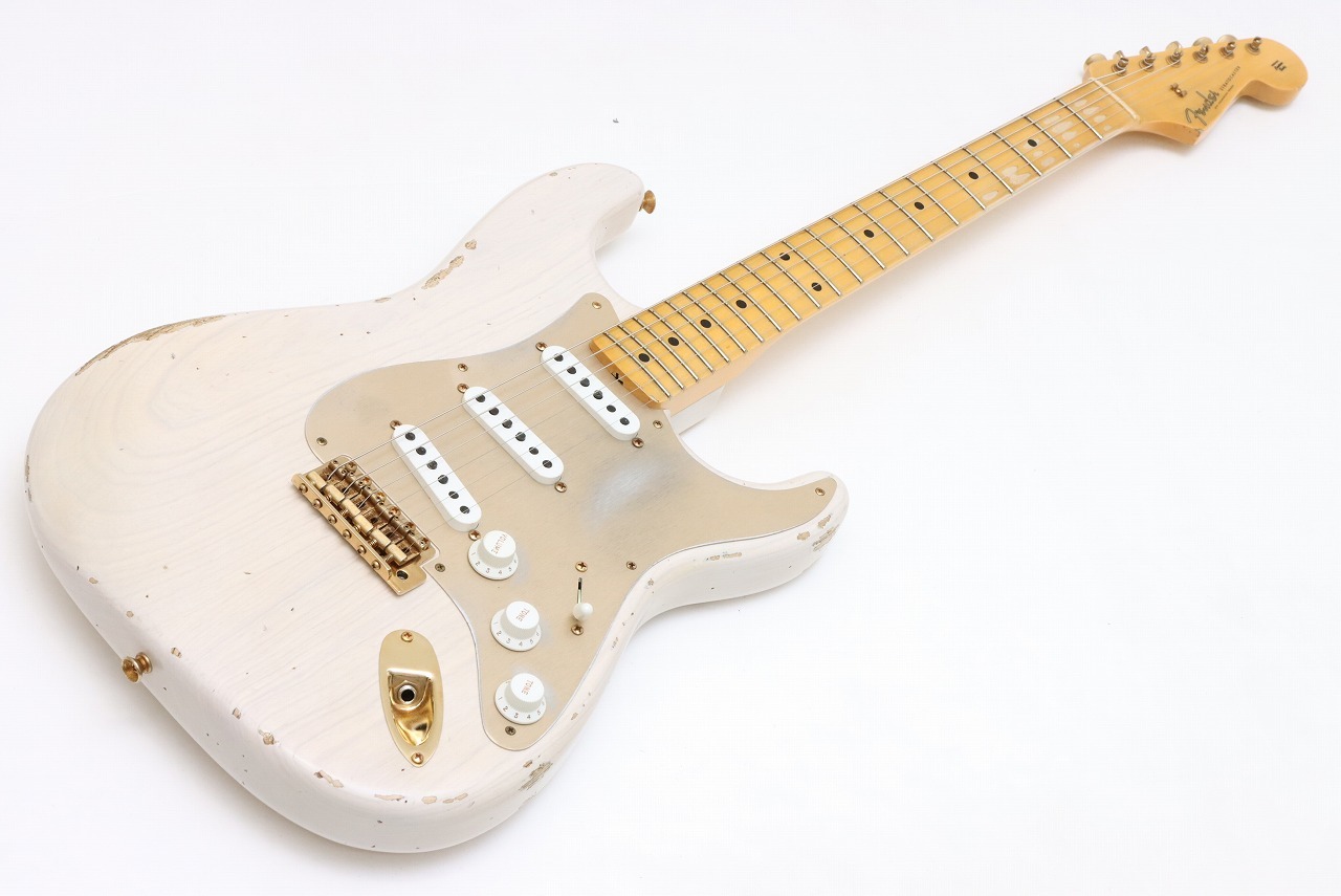 Fender Custom Shop Yamano Limited 1955 Stratocaster Relic / Aged White Blonde