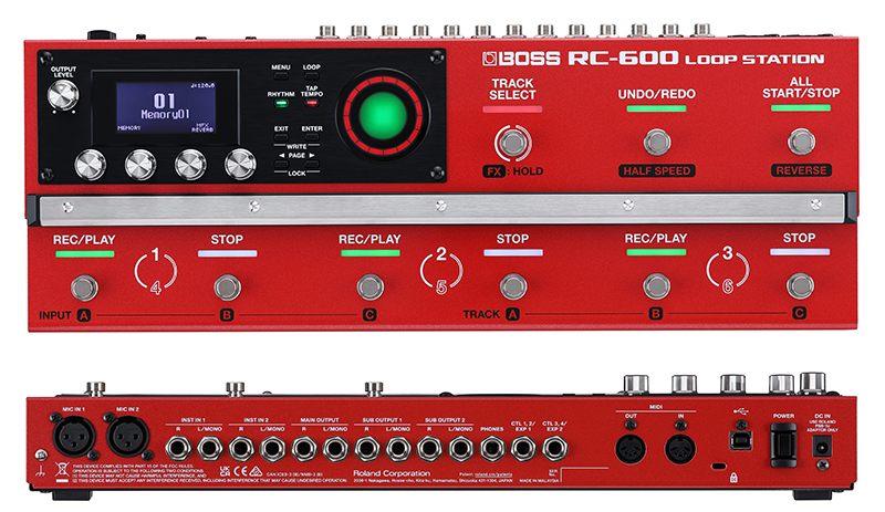 BOSS／RC-600】最高峰の音質と類まれなるカスタマイズ性を備えたフロア 