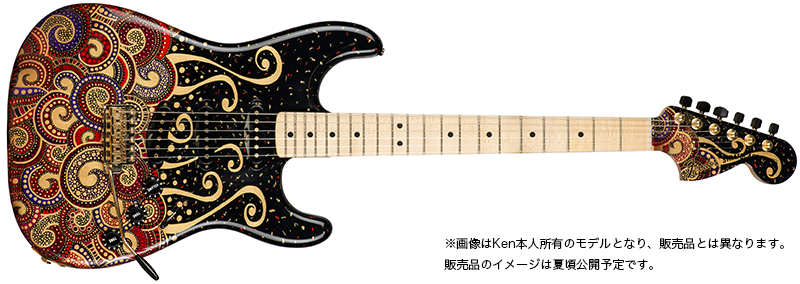 激安単価で通販  Kenモデルギター　ラメピンク L'Arc〜en〜Ciel エレキギター