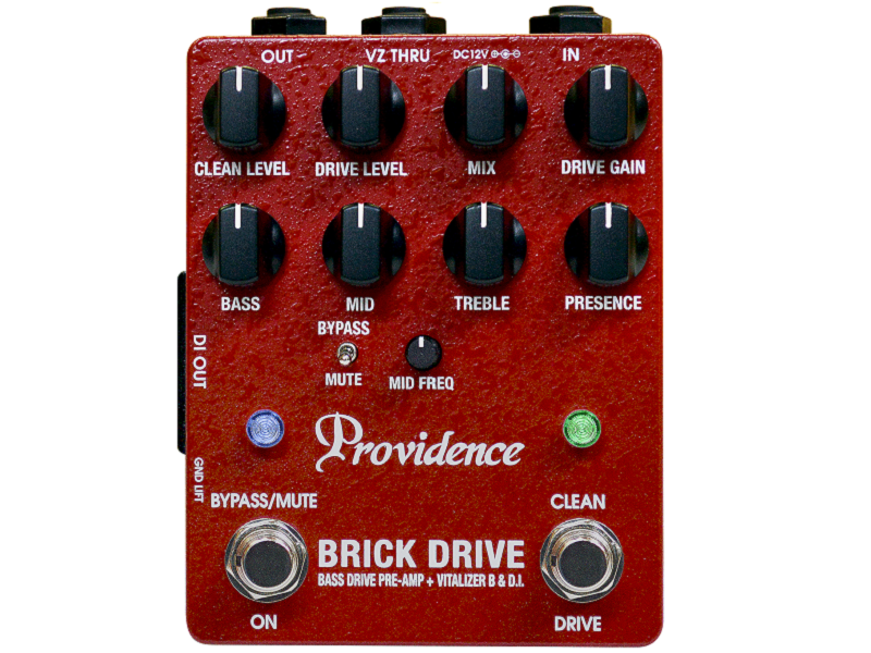 Providence／BRICK DRIVE BDI-1】歪みとクリーンをミックス！ 幅広く 