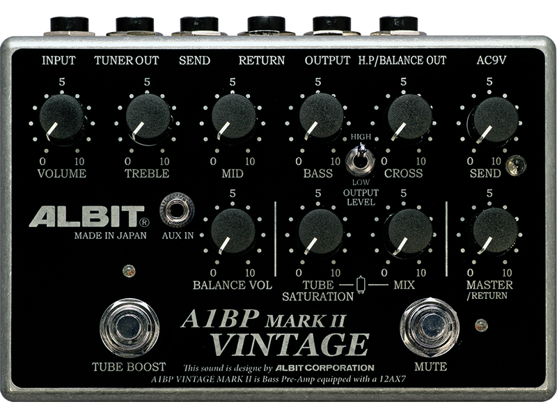 ALBIT／A1BP VINTAGE MARK Ⅱ】歪み回路を再設計＆使い勝手も向上した 