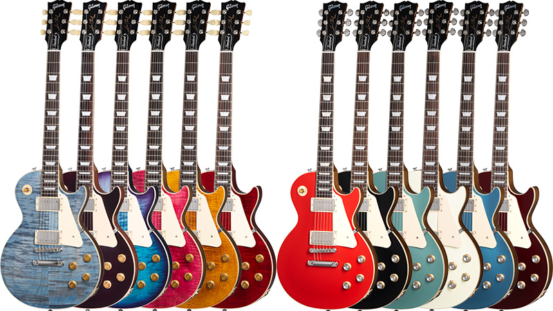 Gibson／Custom Colorシリーズ】カラフルに彩られた全12色のレスポール